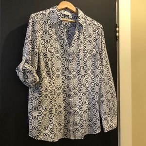 WHBM Casual or dressy easy care blouse